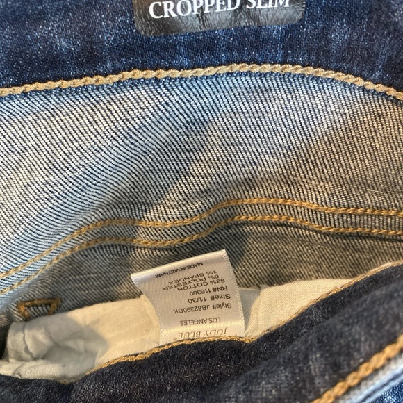 Judy Blue Cropped Slim Jeans Dark Wash High Rise 11/30 - Picture 6 of 6